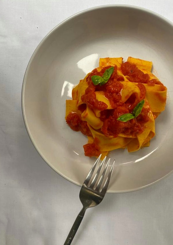 Pappardelle & Tomato Basil sauce